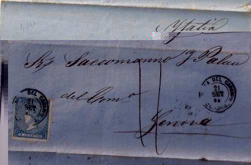 Fechador tipo 1865 de Puebla de Caramiñal Coruña
