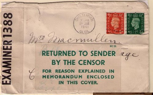 De UK a Irlanda-devuelta por el censor