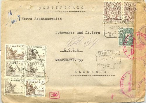 1944 frontal Madrid a Colonia