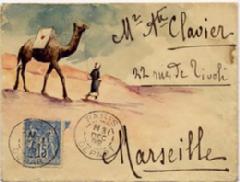 Enveloppe dessinée à la plume et aquarellée - 1892.jpg