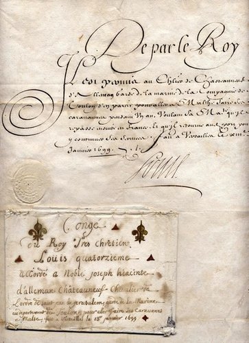 Congé de 1699 signé Louis XIV.jpg