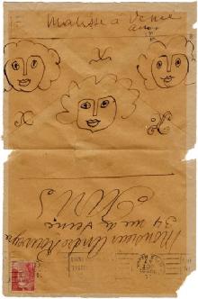 Enveloppe d'Henri MATISSE. 1947. (Coll. P-S Proust).jpg