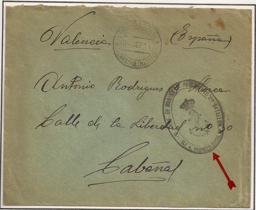 CUERPO DE INFANTERIA DE MARINA - FRANQUICIA POSTAL