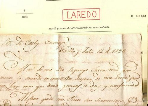 Marca LAREDO de 1823 y fecha interior de carta = 0,35..jpg