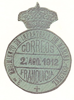 1912 TERCER REGIMIENTO DE INFANTERIA DE MARINA - CORONEL