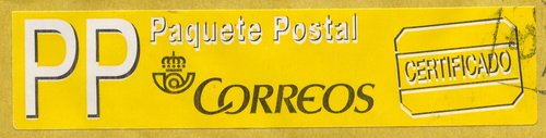 Etiqueta auxiliar. PP Paquete Postal. Certificado. 2012-03-02.jpg