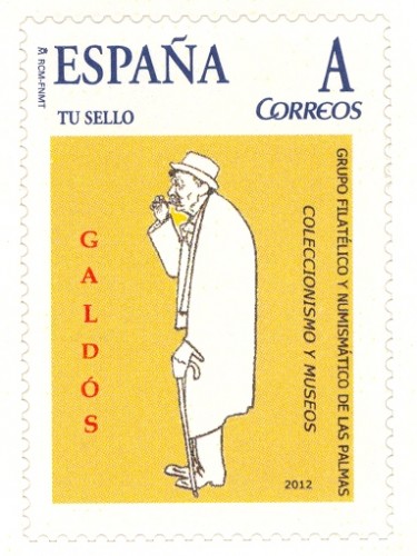 Sello personalizado. Las Palmas de Gran Canaria. 2012. Galdós.jpg