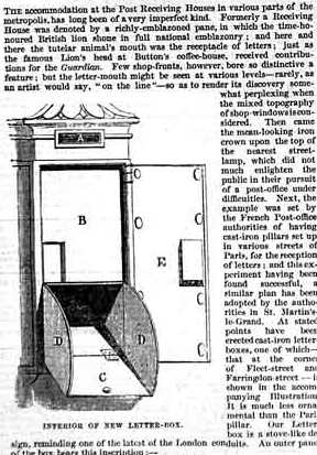 1855 Earl Carlisle Post Office Letter Box Fleet London Texto 4.jpg