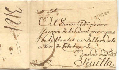 1743 Brujas a Sevilla _9 reales NO COINCIDE CON LAS TARIFAS DE 1714