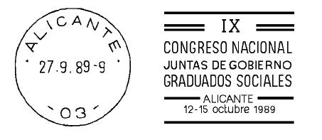 Rodillo Alicante Graduados Sociales corto