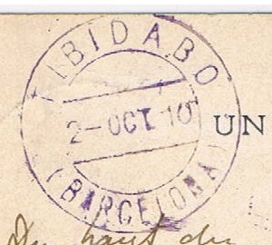 Fechador del TIBIDABO (epoca Alfonso XIII)