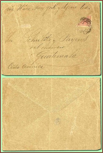 #207 bisecado en sobre a Guatemala