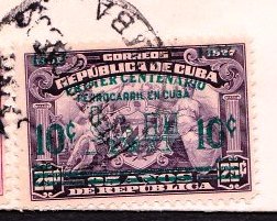 1938. Carta Centenario Ferrocarril Cuba (Arluck) -SELLO.jpg