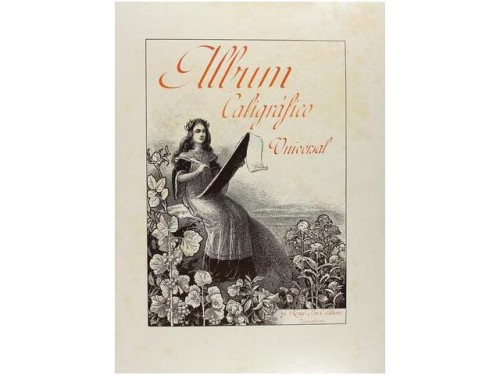 1901. LIBRO. (CALIGRAFIA). CANIBELL, EUDALDO, VAZQUEZ NICANOR. ALBUM CALIGRAFICO UNIVERSAL 1.jpg