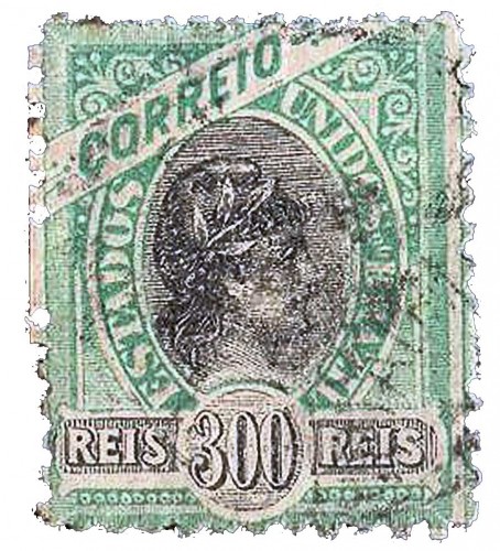 Brazil 300 Reis emisión de 1.894
