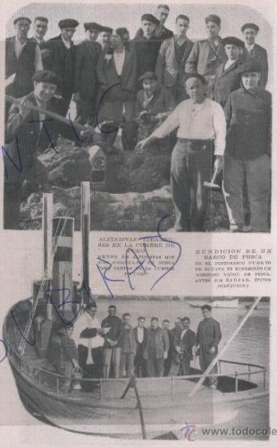 .REVISTA.AÑO 1932.CORREOS.COLOCACION DE UN BUZON EN EL MONTE URKO.EIBAR.PUERTO DE ZUMAYA.BARCO 2.jpg
