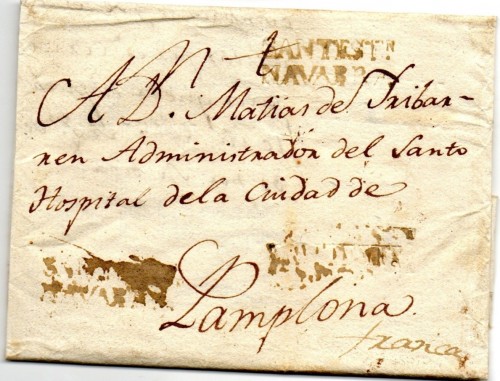 Santesteban - Pamplona 27 Agosto 1799