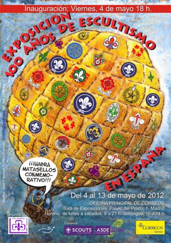Madrid. 2012. 100 Años de Escultismo en España. Cartel definitivo. Baja.jpg