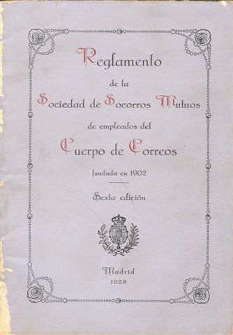 Reglamento Sociedad Socorros Mutuos Correos. Sexta edición. Baja.jpg