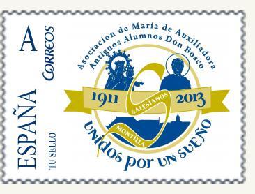 Sello logotipo Centenario