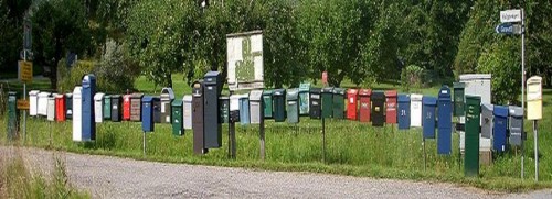 Alemania ristra de buzones