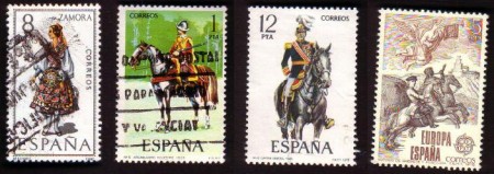 Diferentes sellos usados