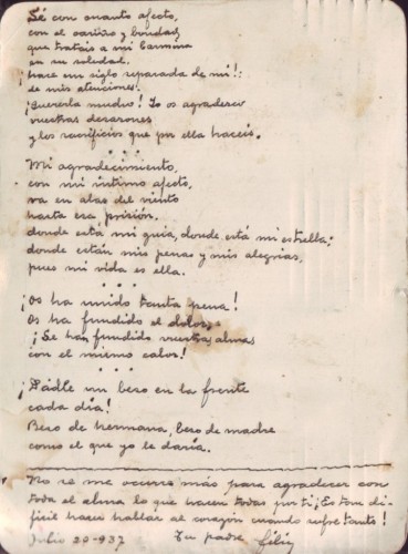 Cárcel Las Ventas 1937 dorso