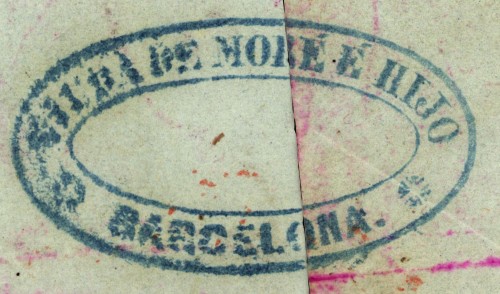 Marcea comercial Barcelona, 1853