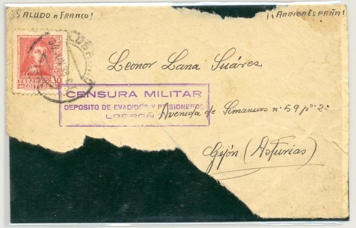 Depósito de evadidos y prisioneros Logroño 30/JUN/38