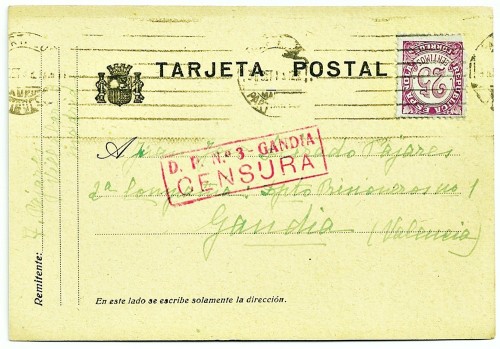 GANDIA.1938. D.P. Nº 3