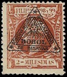 Philippine1899_Sello_Postal_Provisional_BOHOL_triangle.jpg