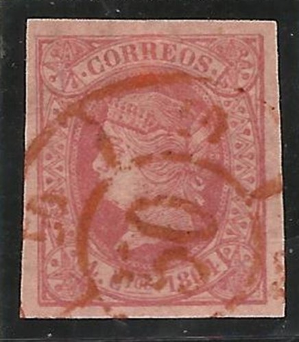 1864, 4 cuartos (rc 50 roja)
