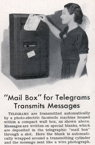 tranformar en telegrama una carta 1939