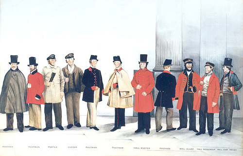 uNIFORMES ENTRE 1840 Y 1890