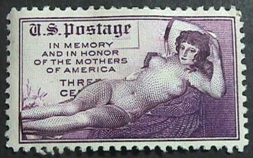 1934 MOTHERS DAY ISSUE--FANTASY WITH GOYA NUDE, UNUSUAL AND A GREAT GAG GIFT Ok.jpg