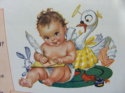 Vtg 1943 ~Ad~ Swan Dish Bath Soap Bar Letter Box Photo 4.jpg