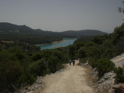 Vista parcial del embalse de La Bolera.