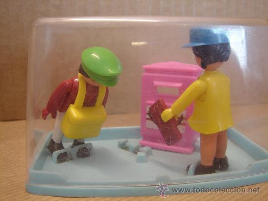 .MUÑECOS ARTICULADOS EN URNA - GUISVAL - CARTERO CORREOS BUZON - SPAIN 80s.jpg