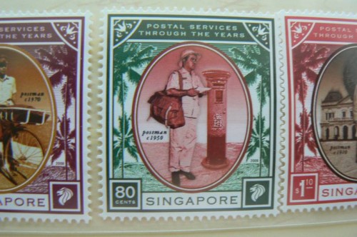 Emision de Singapur (El servicio postal a traves de los años)