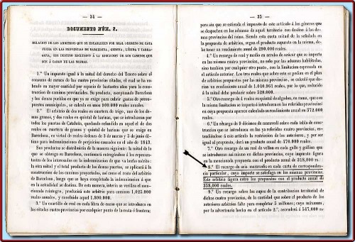 Interior parcial Informe Junta de Carreteras, 1851