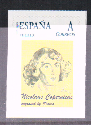 Copernico, de un grabado de Slania