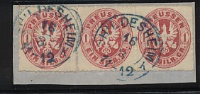 HILDESHEIM B K (Briefkasten) Hannover-K2 auf Preußen-3er-Streifen Nr.16 Bfstück.jpg