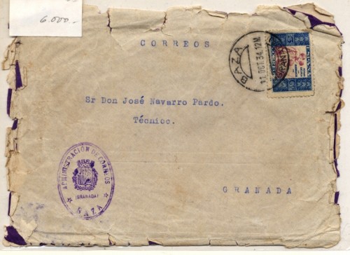 Franquicia correos Baza 1934