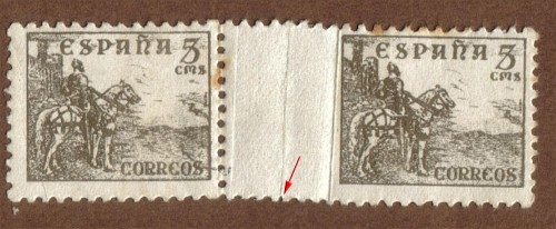 916$ papel con pliegue torcido