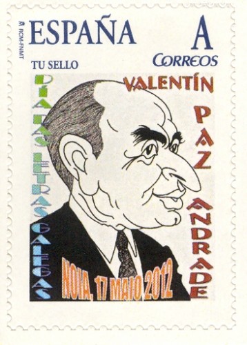 Sello personalizado. Noia. 2012. Valentín Paz Andrade.jpg