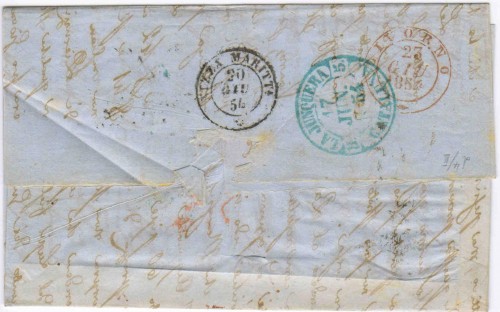 1854 Envuelta de Barcelona a Toscana Via di Nizza tras.jpg