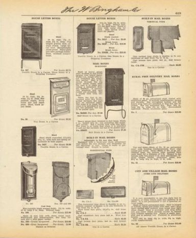 1939 Print Ad House Letter Boxes Built In Mailboxes Rural Free Delivery Mail Box Ok.jpg