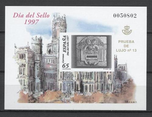 1997 - PRUEBA DE LUJO Nº 13 DIA DEL SELLO.jpg