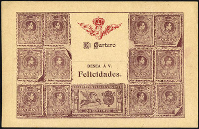 Felicitación del Cartero - Genérica 1919-anv
