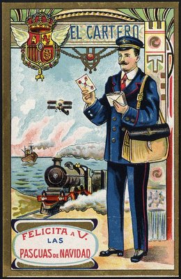 Felicitación del Cartero - 1920-anv